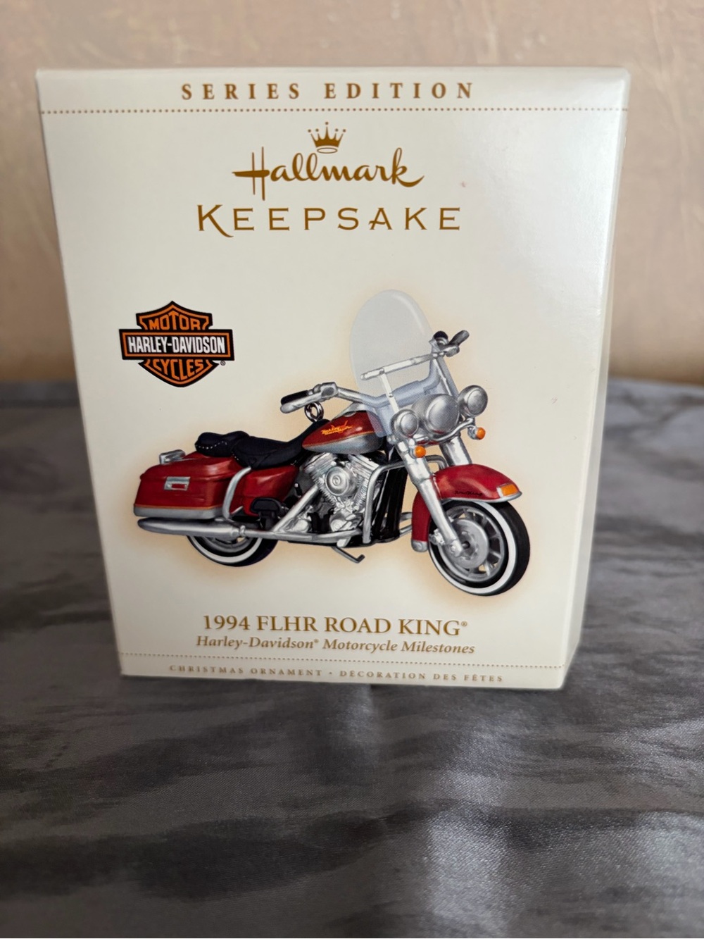 Harley-Davidson Red and Silver 1994 FLHR Road King Wall Art